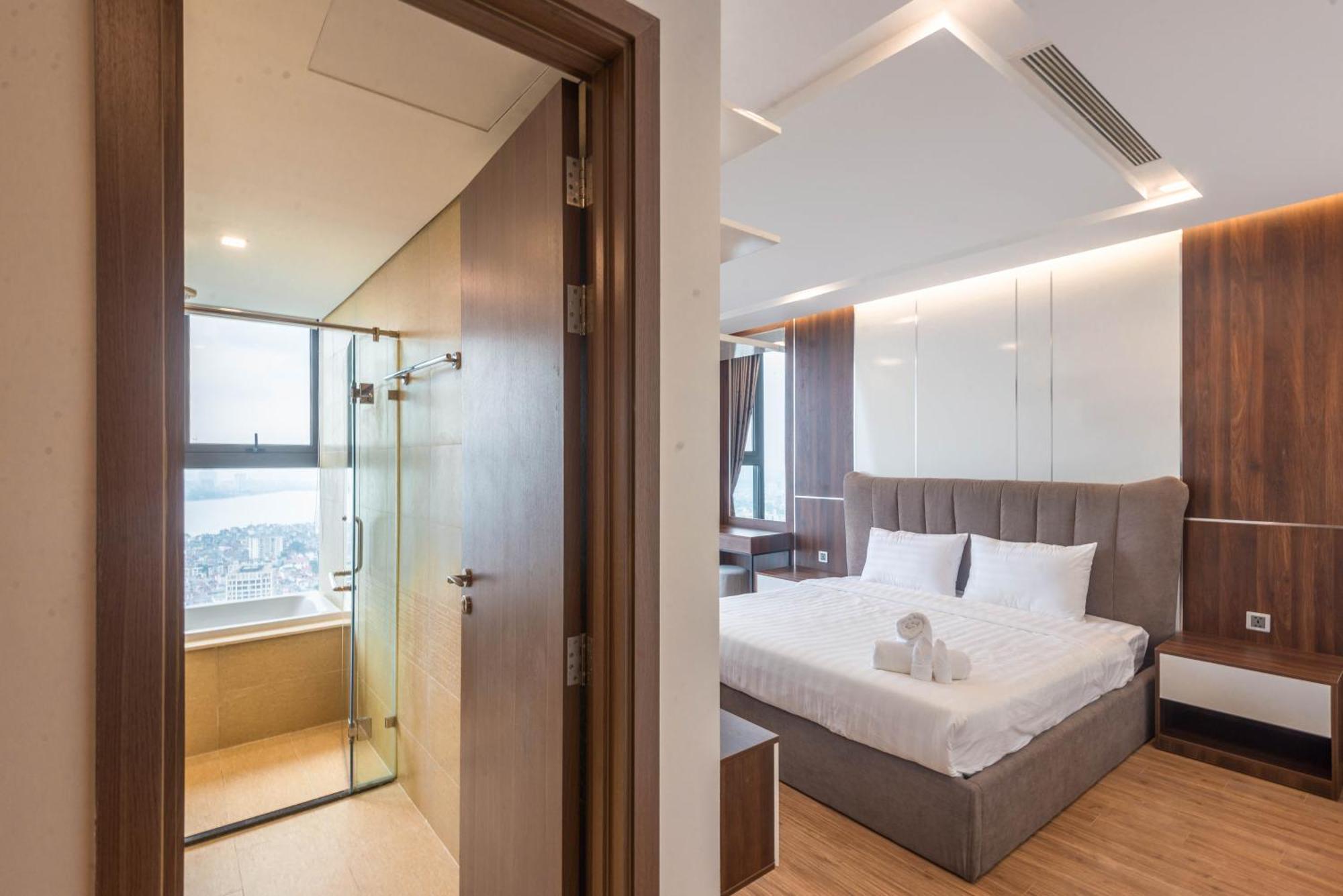 Luxury Serviced Apartment Vinhomes Metropolis Premium Hanoi Exteriör bild